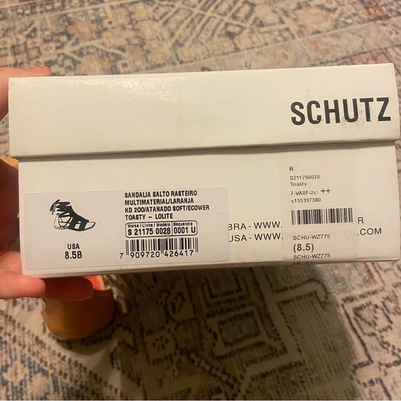 NIB Schutz lolite sandal in toasty - Picture 5 of 6